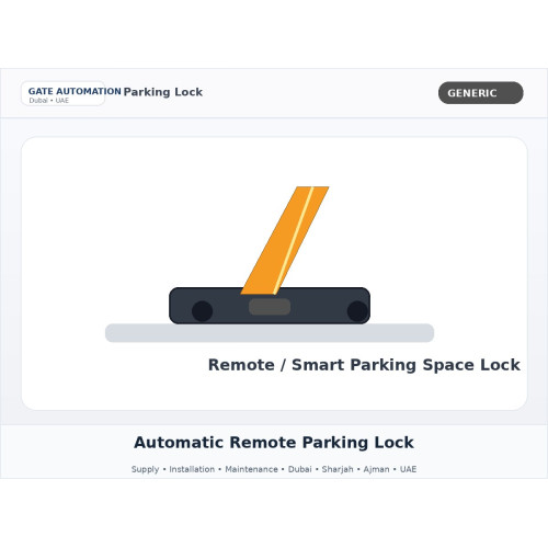 Automatic Remote Parking Lock