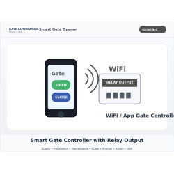 Smart Gate Controller with Relay Output