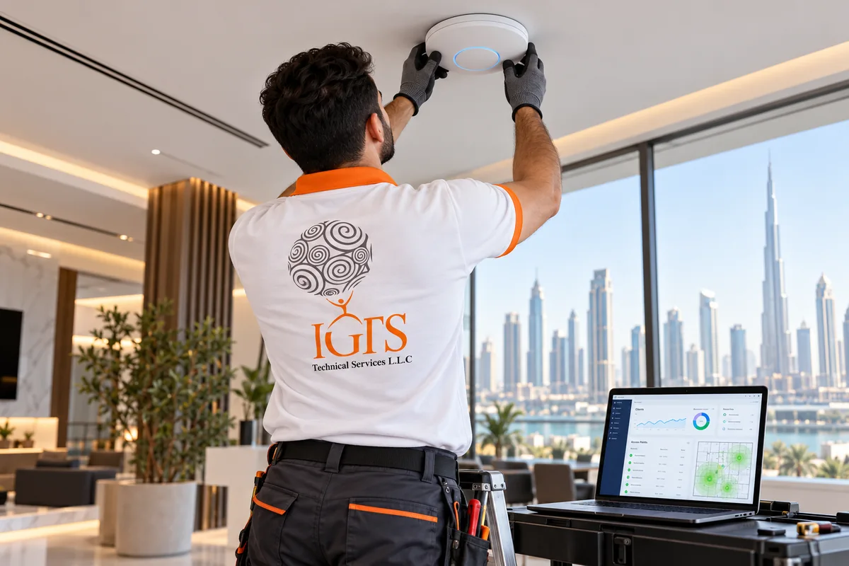 WiFi and network installation in Dubai