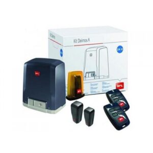 Intelligent BFT DEIMOS BT A600 sliding gate motor with D-Track technology installed in the UAE.