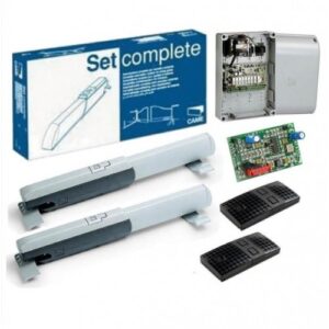 CAME ATI 5000 swing gate motor installed on a wide 5-meter villa gate in Dubai, UAE.