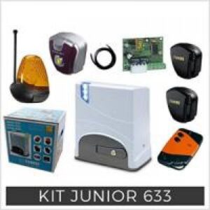 Safety-certified Fadini Junior 600 KG sliding gate motor with obstacle detection for UAE properties.