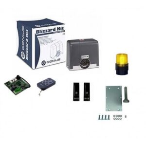 Sleek GENIUS 500 KG sliding gate motor with magnetic precision for UAE villas and businesses.