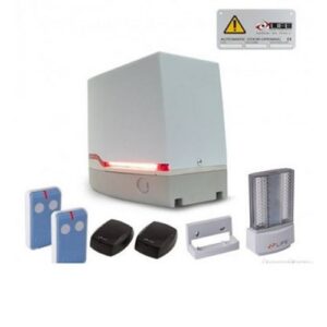 LIFE DEUS 600kg advanced digital gate motor with dual encoder system installed on a modern villa in Dubai, UAE.