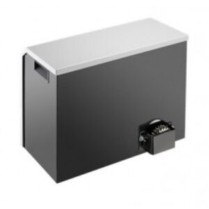 SOMMER GIGASLIDE 1800kg industrial gate motor with aluminum casing installed on a large warehouse sliding gate in Dubai, UAE.