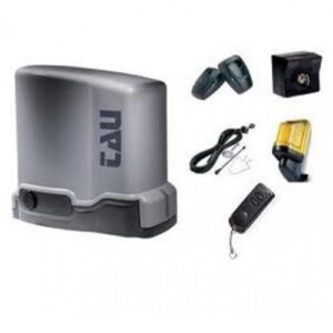 TAU 800kg heavy-duty residential gate motor with encoder technology installed on a large villa sliding gate in Abu Dhabi, UAE.