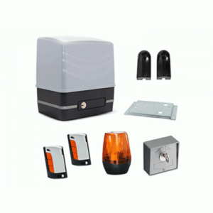 VDS SIMPLY 600kg robust gate motor with die-cast aluminum construction installed on a residential sliding gate in Sharjah, UAE.