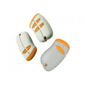 Erone two-button remote control with Keeloq hopping code technology.