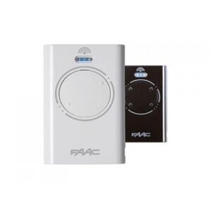 FAAC 433MHz SLH LR remote control with patented self-learning and long-range technology.