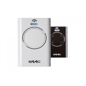FAAC 868MHz SLH LR remote control with dual-frequency and long-range technology.