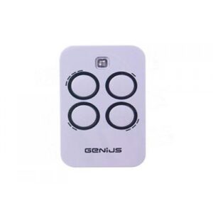 Genius Kilo 868 modern white remote control with doubled range and JLC security.