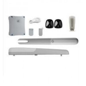 KEY RAY40 600KG heavy-duty swing gate motor installed on a large industrial or estate gate in Dubai.