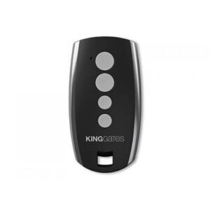KING GATES STYLO 4K premium remote control with chromed metal case in black and white options.