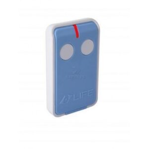 LIFE MAXI2 modern remote control with two-button design and floating code security.