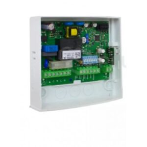 NICE MC200 230V AC control board with Opera remote management for industrial rolling doors in UAE.