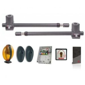 PROTECO 200 KG heavy-duty swing gate motor installed on a large villa gate in Dubai.