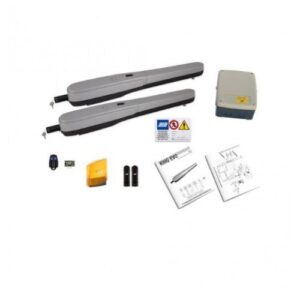 RIB KING EVO L heavy-duty swing gate motor installed on a large commercial gate in Abu Dhabi, UAE.