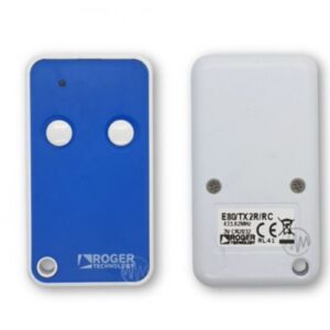 ROGER E80/TX2R/RC Italian-manufactured two-channel remote control with 150-meter range for UAE.