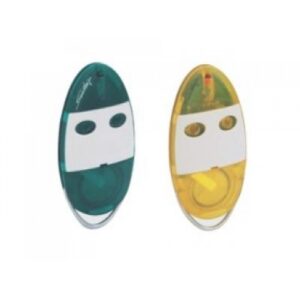 Serai OG/29 ultra-slim remote control in green, yellow, and blue color options for UAE.