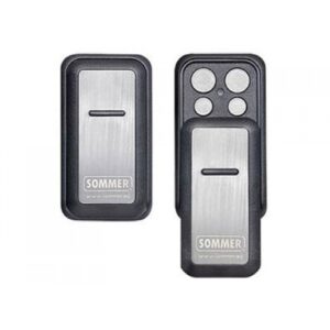 Sommer Slider Vibe stainless steel remote control with slider protection and Somloq security for gate automation in UAE.