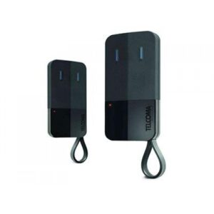 TELCOMA NOIRE 2E dual-code remote control with fixed and rolling security for gate automation in UAE.
