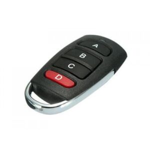 Universal remote control with multi-frequency copying technology for gate and garage systems in UAE.